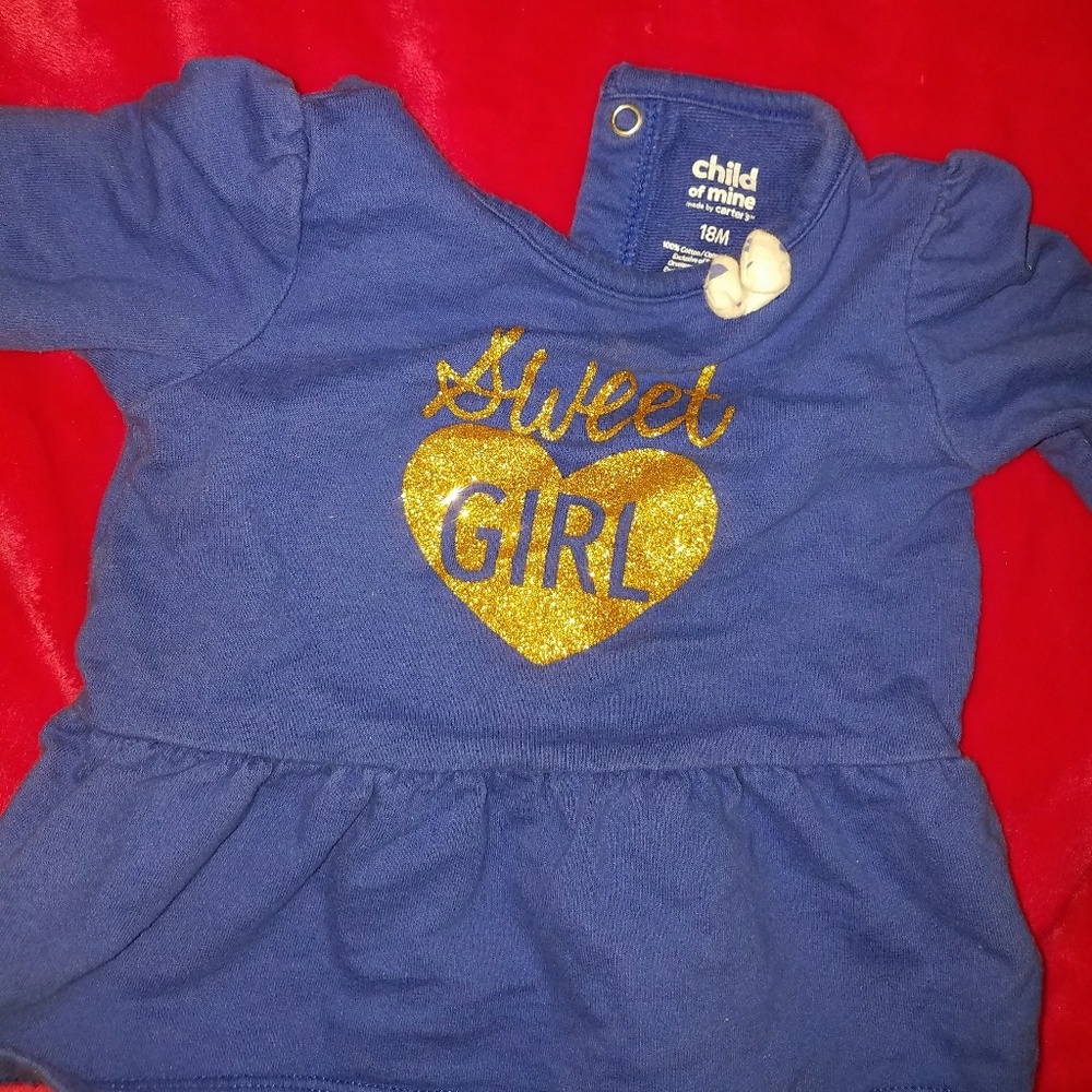 baby girl long sleeved top 18M Carter's